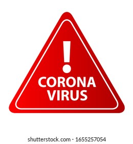 stop corona virus sign vector