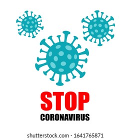 Stop coronavirus 2019-nCov. Novel coronavirus outbreak in China. Global epidemic alert.