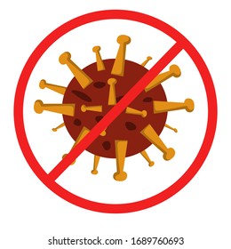 Stop Coronavirus background. coronavirus outbreak .vector illustration