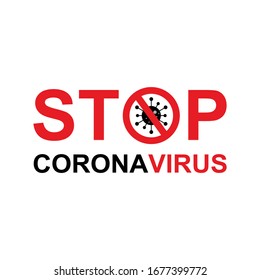 Detengan los conceptos de Coronavirus. Brote de coronavirus. Peligro del coronavirus y riesgo de enfermedad de la salud pública y brote de gripe.Covid-19. 