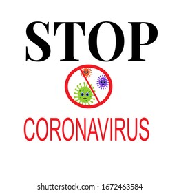 stop coronavirus covid 19 illustration 
