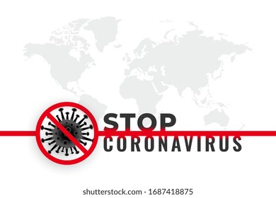 stop coronavirus covid19 infection outburst and spread