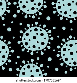 Stop coronavirus COVID-19 pattern template