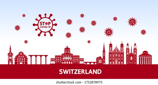 Stop coronavirus COVID-19 together vector Illustration concept.