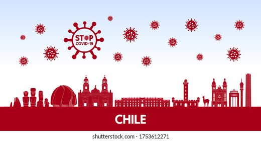 Stop coronavirus COVID-19 together vector Illustration concept.