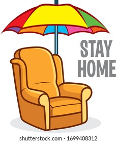Stop coronavirus funny vector stickers