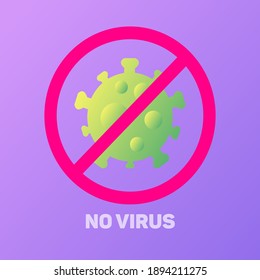 Stop coronavirus icon sign. the fight against coronavirus.