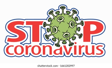 Stop coronavirus. Coronavirus outbreak in China. The fight against coronavirus. The danger of coronavirus and the risk to public health. Pandemic medical concept. Vector mouthcap icon sign banner.