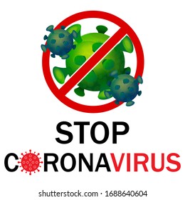 Stop coronavirus. Coronavirus outbreak in China. The fight against coronavirus.