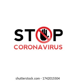 Stoppt das Coronavirus. Ausbruch von Coronavirus. Die Gefahr des Coronavirus und die Gefahr für die öffentliche Gesundheit. medizinisches Konzept mit gefährlichen Zellen. 