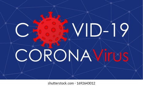 Stop coronavirus. Coronavirus outbreak vector illustratin. Pandemic medical concept with dangerous cells. 