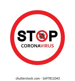 Stop coronavirus. Coronavirus outbreak. Vector, illustration