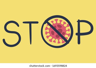 Stop coronavirus. stop the pandemic