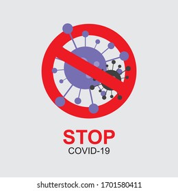 Stopp-Coronavirus-Plakatdesign