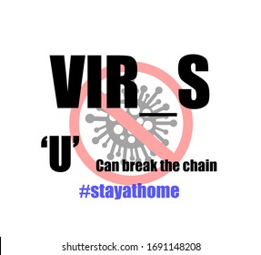 stop coronavirus poster, stay at home 