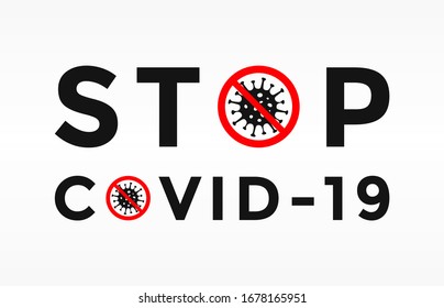 Stop coronavirus sign. Coronavirus outbreak alert. virus quarantine
