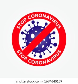 Stop Coronavirus vector concept. Wuhan virus disease. Virus infections prevention methods. Quarantine coronavirus vector illustrator.
