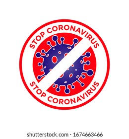 Stop Coronavirus vector concept. Wuhan virus disease. Virus infections prevention methods. Quarantine coronavirus vector illustrator.