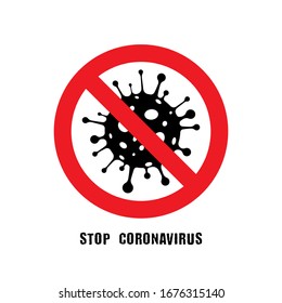 Stop Coronavirus vector concept. Wuhan virus disease. Virus infections prevention methods. Quarantine coronavirus vector illustrator.