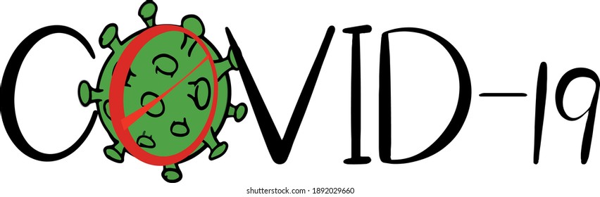 Stop coronavirus Vector illustration for design . Vector illustration