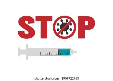 Stop coronavirus vector quarantine poster. Pandemic corona virus prevention illustration warning. isolated in white background.