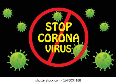 Stop coronavirus.Coronavirus outbreak in China the fight against coronavirus