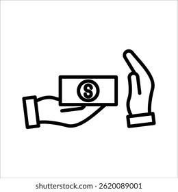 Parar corrupção Ícone definido. Fundo branco isolado do símbolo. ilustração do vetor. cor editável.