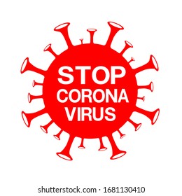 Stop COVID-19 concept ,Abstract virus strain model Novel coronavirus 2019-nCoV