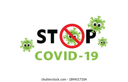 Stop covid-19 pandemic Sign. Stop Coronavirus outbreak Covid-19 symptom.