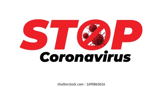 Stop Covid-19 Sign & Symbol, Stop Coronavirus, vector Illustration concept corona-virus COVID-19. Coronavirus disease COVID-19 infection medical isolated. 