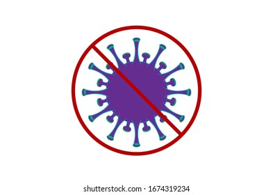 Stop Covid-19 Sign & Symbol, vector Illustration, Typography Design, World Health Organization WHO introduced new official name for Coronavirus disease named COVID-19.