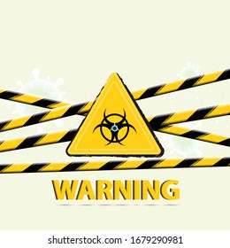 Stop Covid-19 Sign & Symbol, vector Illustration concept coronavirus COVID-19.