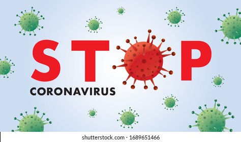 Stop Covid-19 Sign & Symbol, vectorial Illustration, Typography Design, Organización Mundial de la Salud OMS introdujo un nuevo nombre oficial para la enfermedad de Coronavirus llamado COVID-19-vector