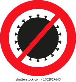 Stopp Covid-19 Sign & Symbol, Vektorillustration Illustration, Typografie Design, Weltgesundheitsorganisation WHO eingeführt neue offizielle Bezeichnung für Coronavirus Krankheit namens COVID-19.