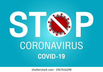 Stop Covid-19 Sign and Symbol, vector Illustration concept coronavirus COVID-19. 