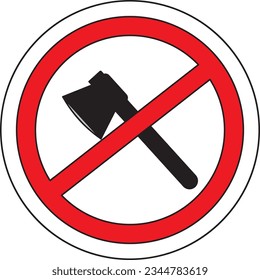 Detener el vector de aviso de señalización de deforestación