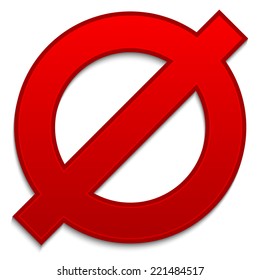 Stop, deny, do not, no entry sign