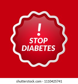 stop diabetes label