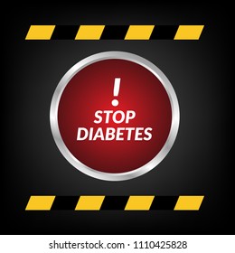stop diabetes label