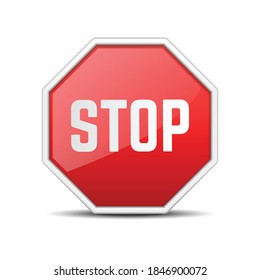 stop do not enter sign symbol