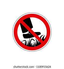 942 Do not walk on the grass Images, Stock Photos & Vectors | Shutterstock