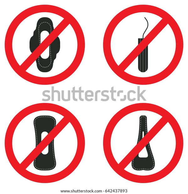 Stop Do Not Throw Feminine Products Stock Vector Royalty Free 642437893 Stop Do Not Throw Feminine Products Stock Vector Royalty Free 642437893