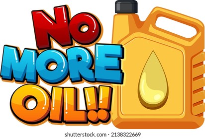 Stop drilling cartoon word logo design illustration