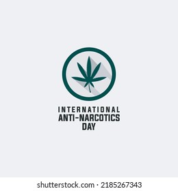 Stop drugs concept with marijuana leaf syringe and pills flat icons set vector illustration. international anti-narcotics day