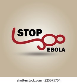 Stop Ebola illustration