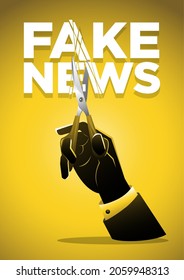 Stop Fake News And Misinformation Spreading On Internet And Media Concept