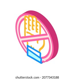 stop female violence sign isometric icon vector. stop female violence sign sign. isolated symbol illustration
