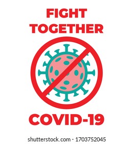 Parar y pelear juntos el coronavirus