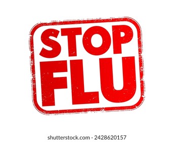 Flu-Textstempel stoppen, Konzepthintergrund