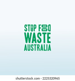 STOP FOOD WASTE logo design